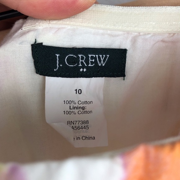J. Crew | Strapless Floral Dress - Picture 3 of 4